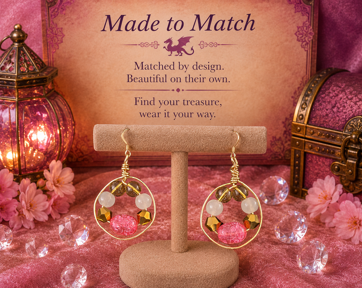 🍋 Pink Lemonade Earrings