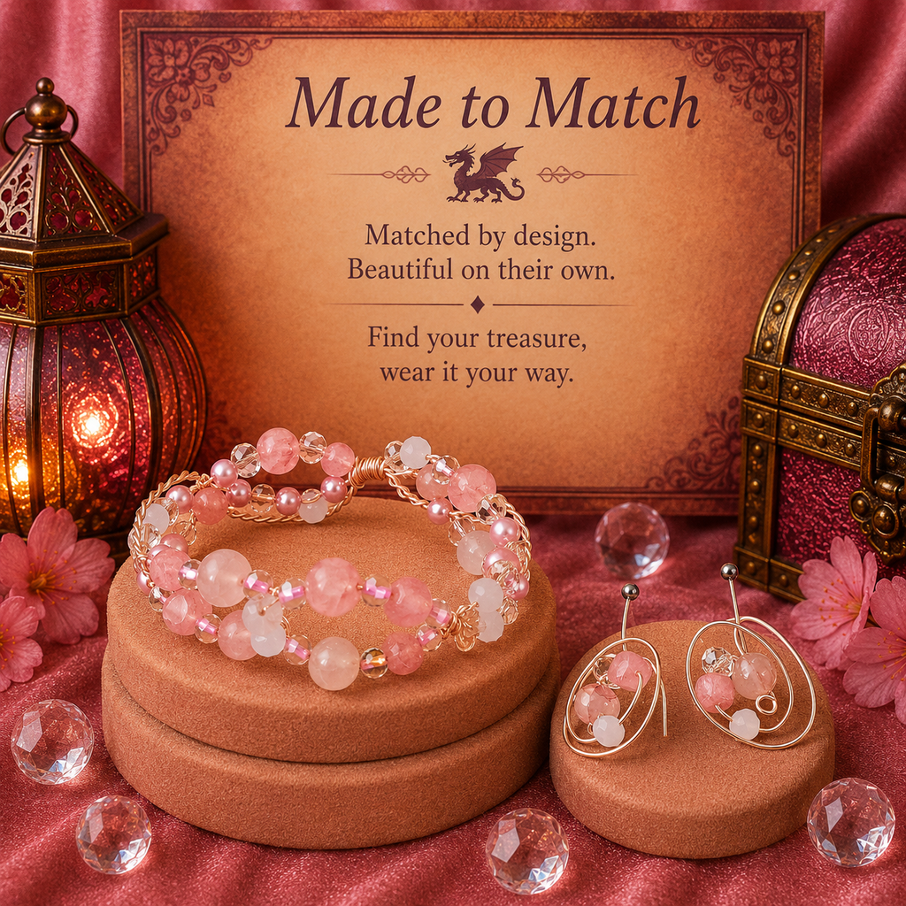 🌸 Rosé Garden — Complete Made to Match Set
