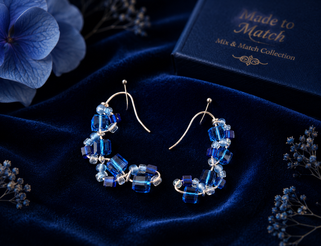 💎 Cubes of the Deep Earrings