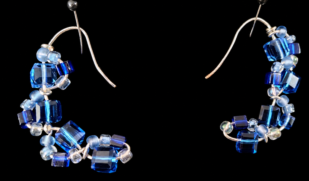 💎 Cubes of the Deep Earrings