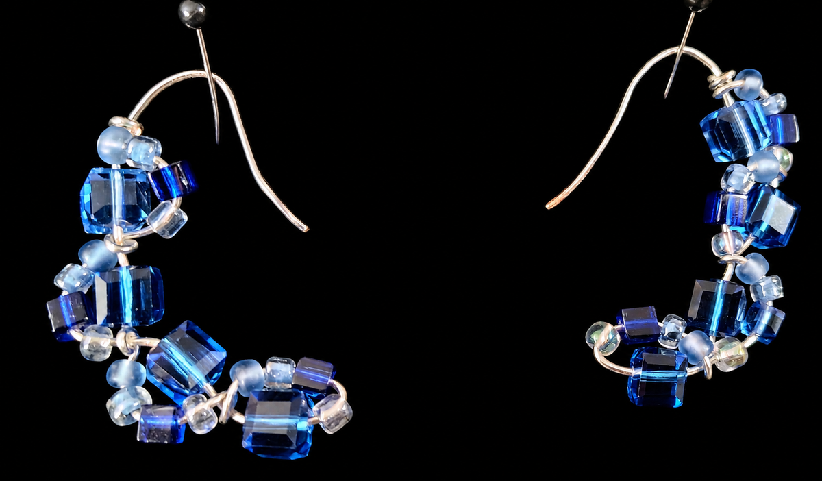 💎 Cubes of the Deep Earrings