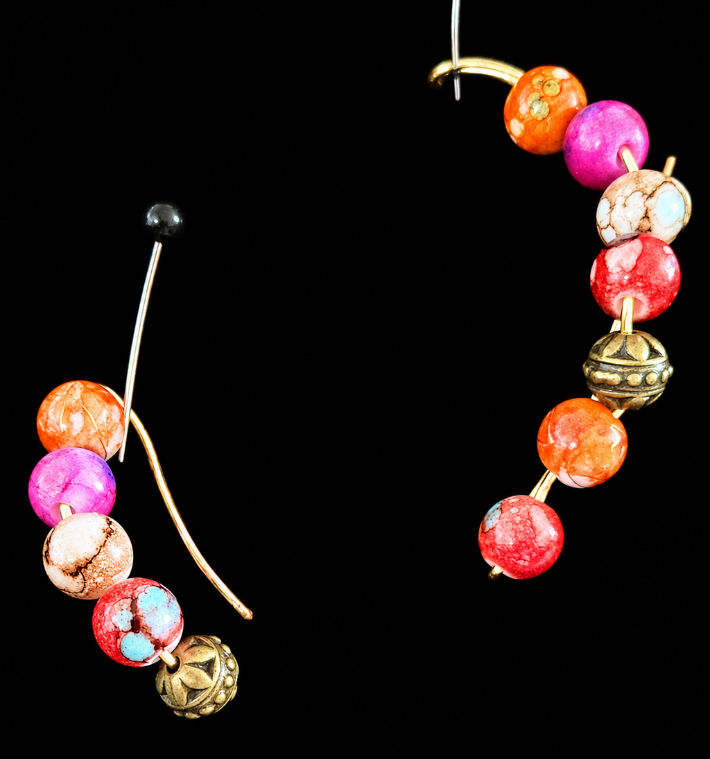 Wildflower Vine Ear Cuff & Earring