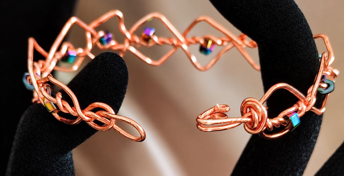 Copper Prism Bracelet