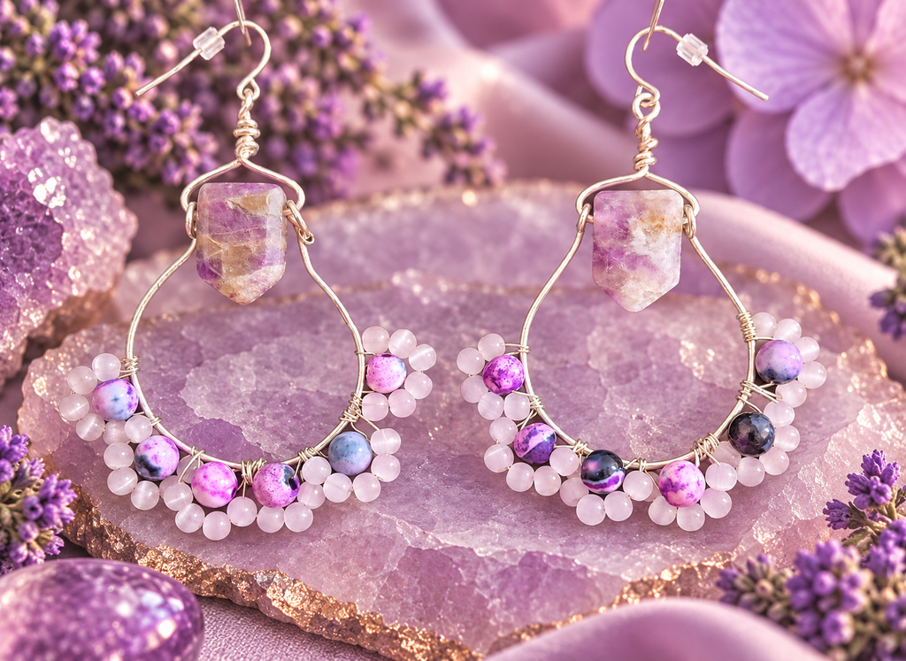 Amethyst Relic Earrings