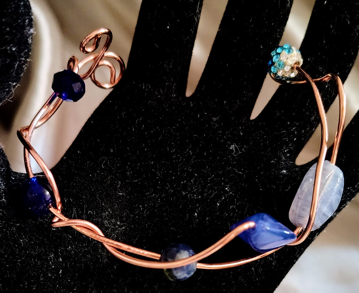 Gathered Blues Bracelet
