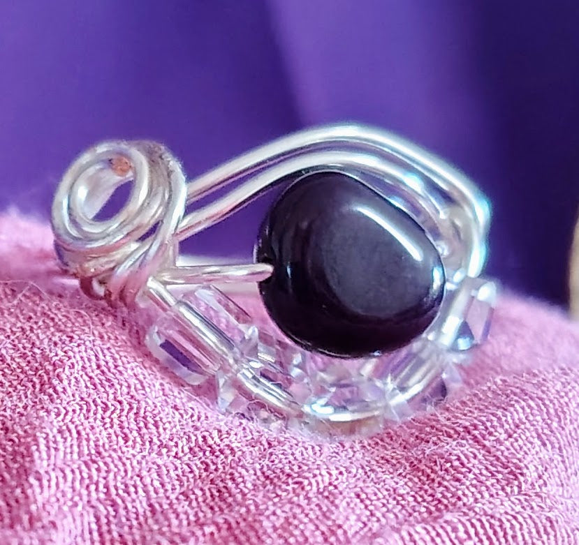 Amethyst Rose Ring