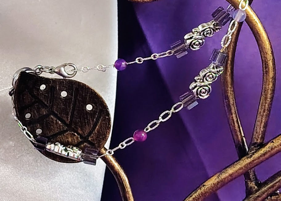 Amethyst Rose Bracelet