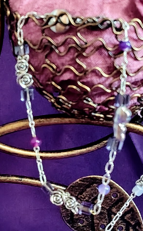 Amethyst Rose Bracelet