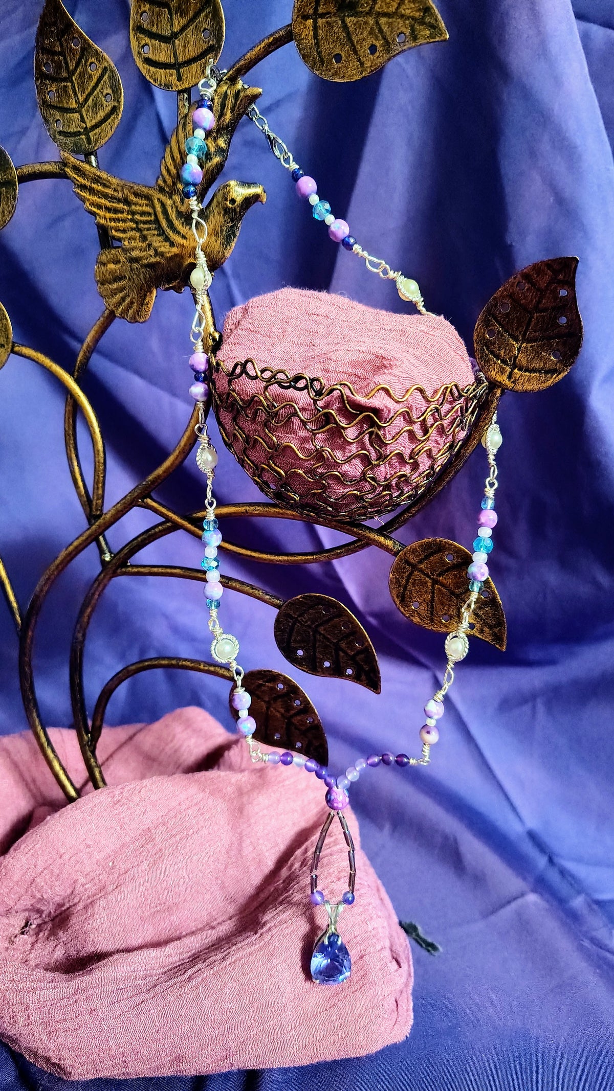 Between Violet and Blue Necklace