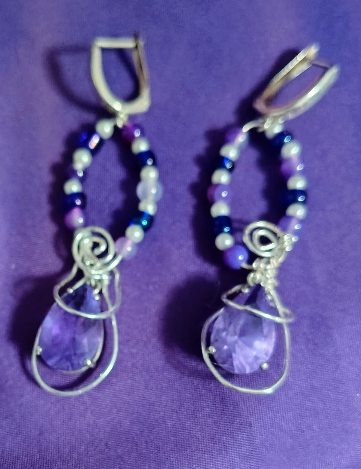 Between Violet and Blue Earring