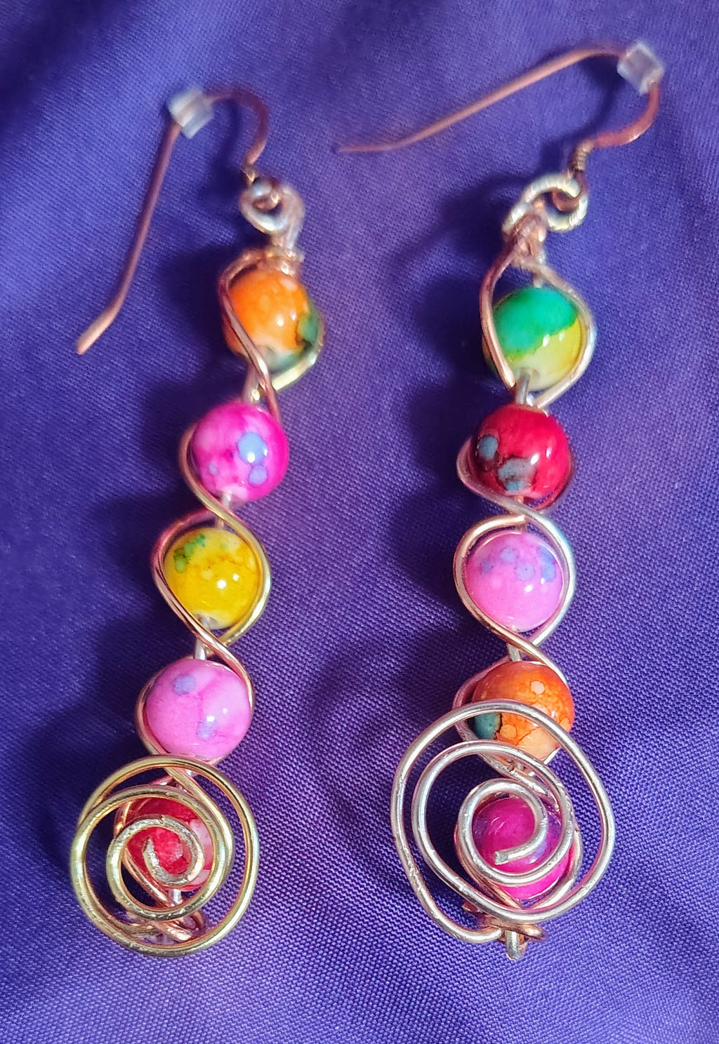 Carnival Whorls Earrings