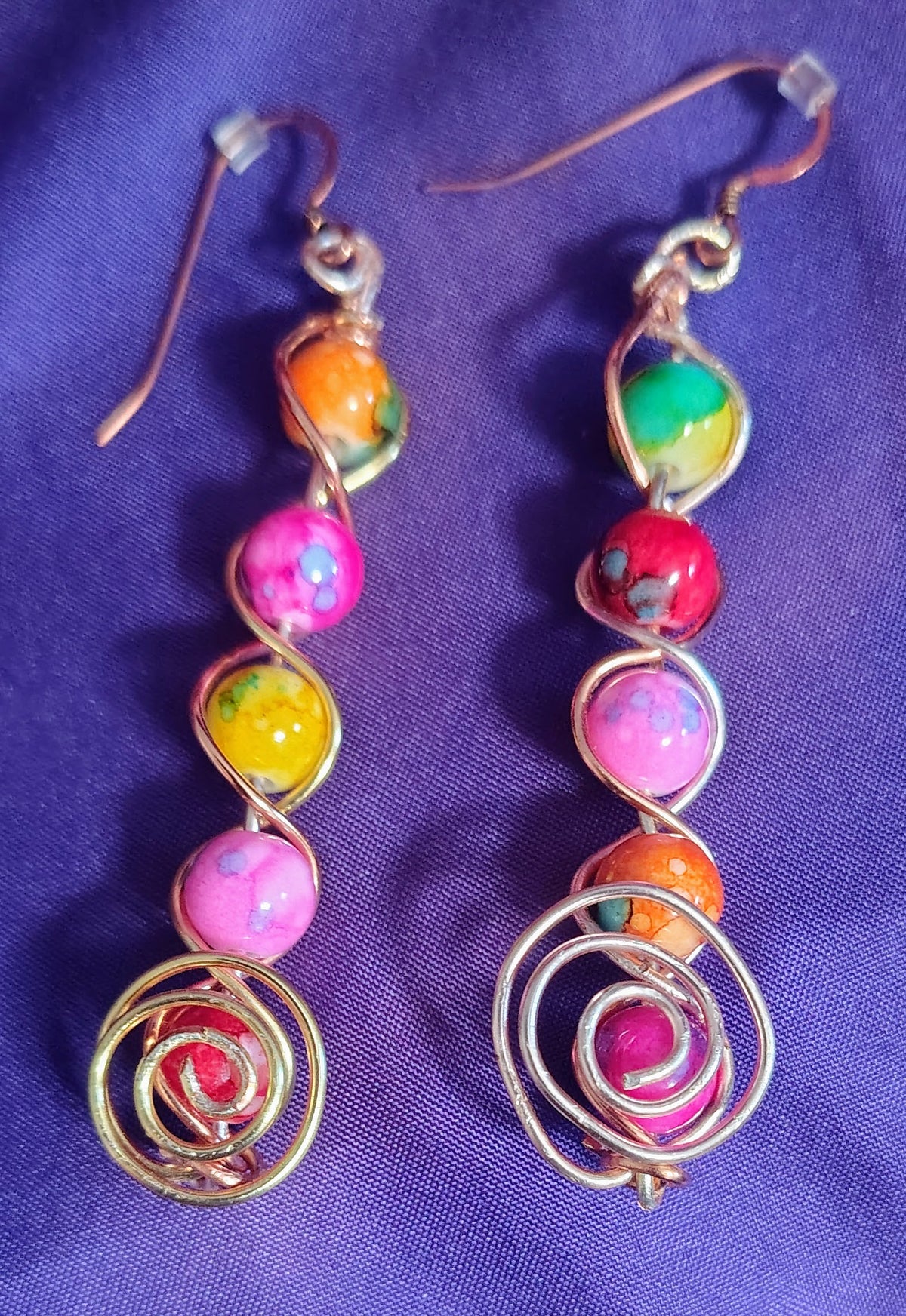 Carnival Whorls Earrings