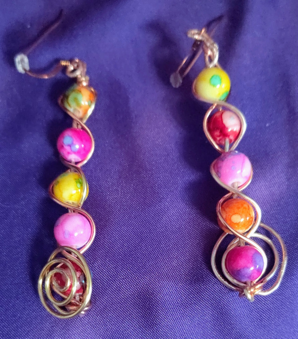 Carnival Whorls Earrings