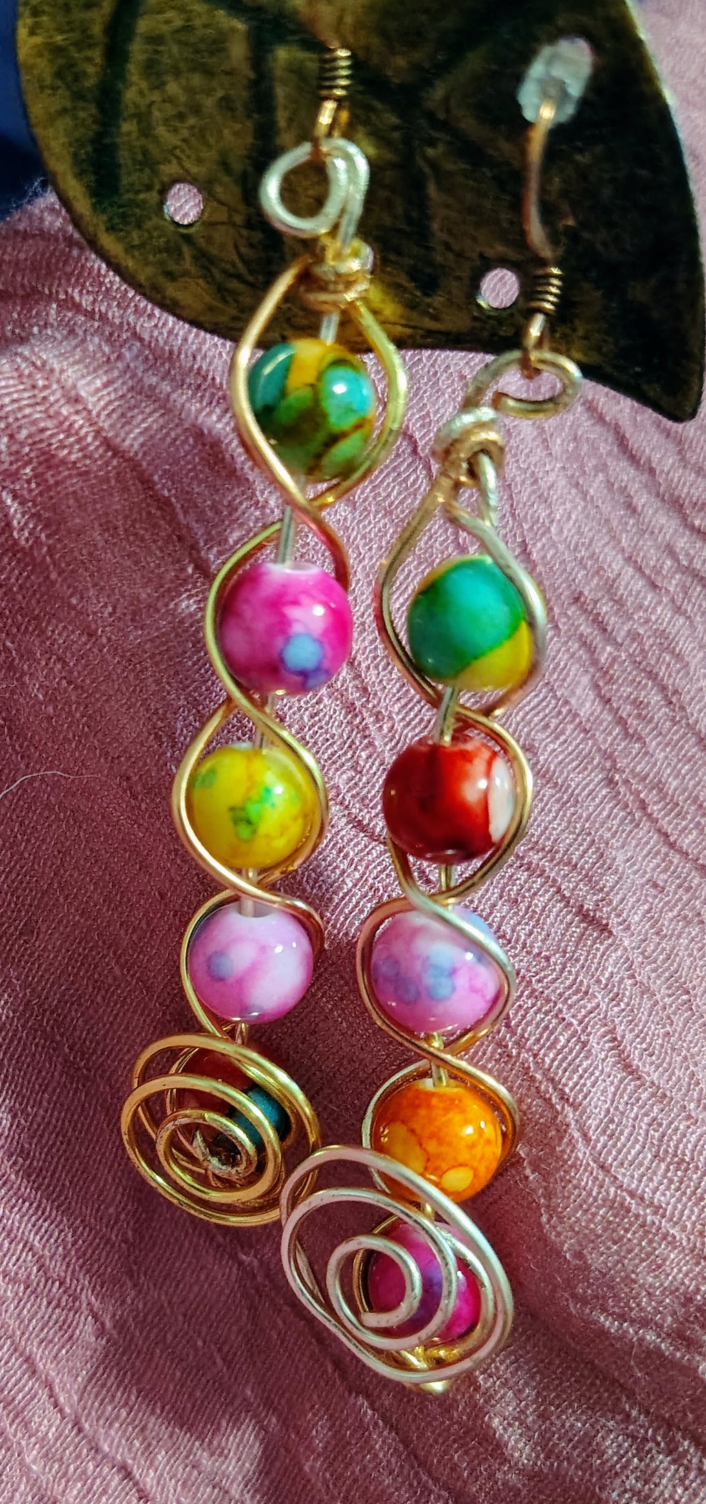 Carnival Whorls Earrings