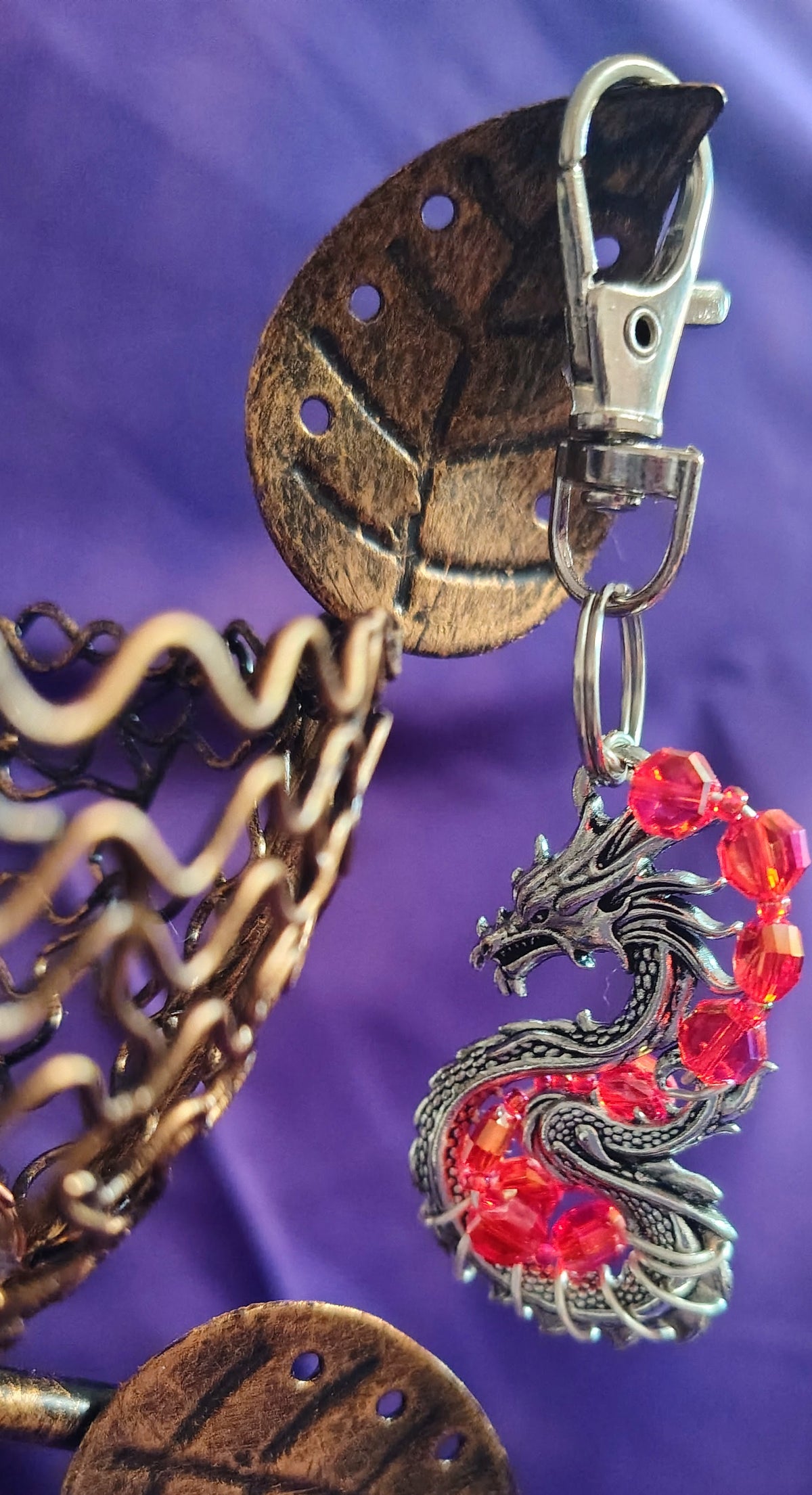Dragonfire Bag Charm