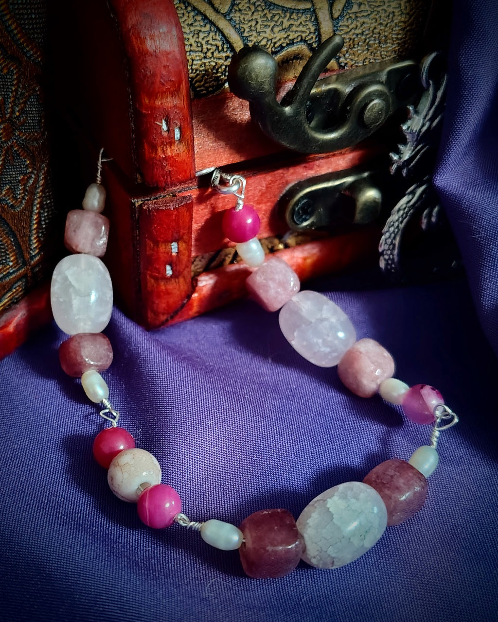 Rosefire Treasure Bracelet