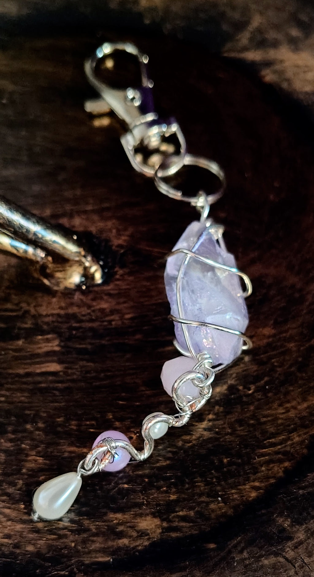 Lavender Wish Bag Charm