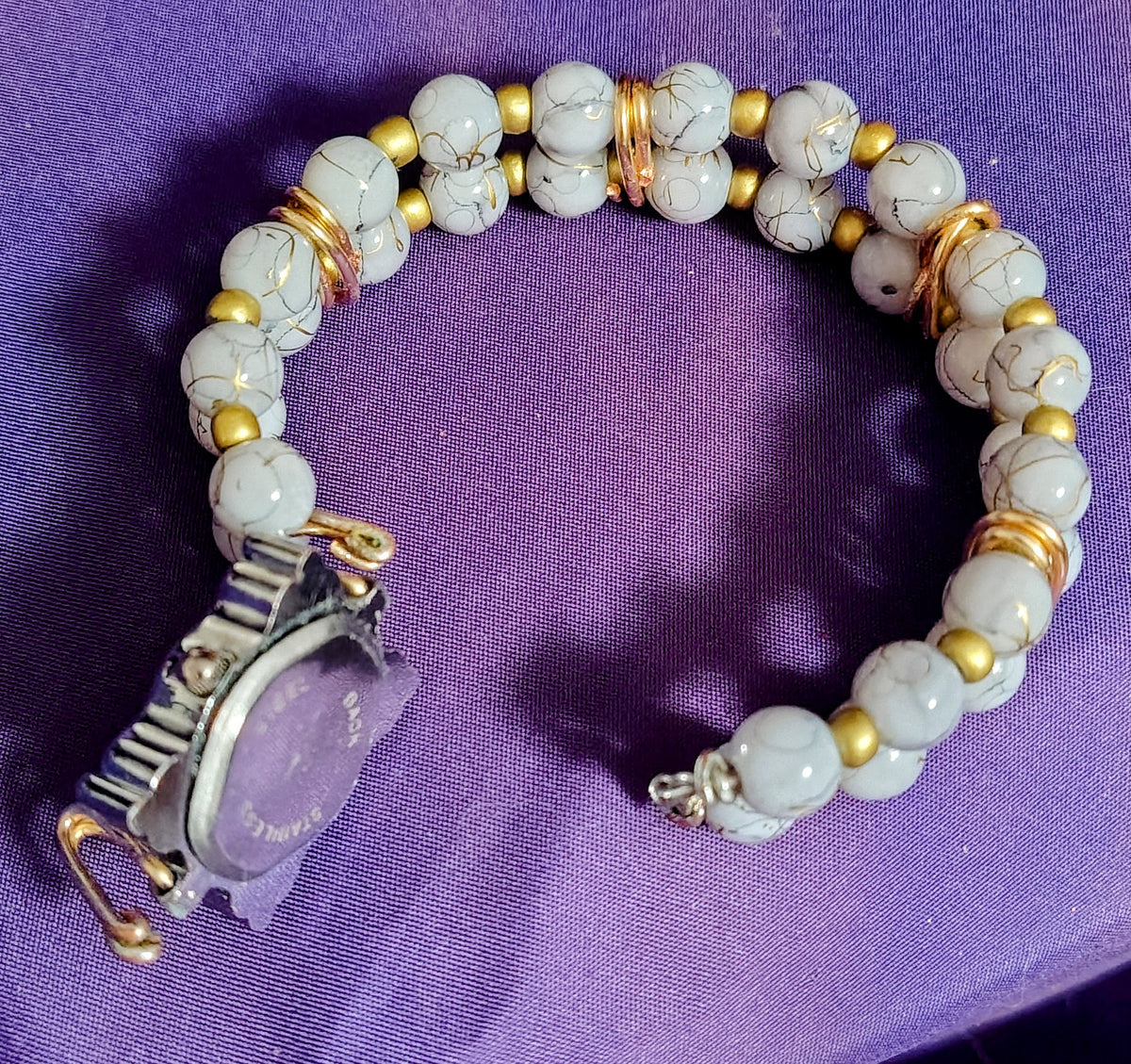 Gilded Whispers - Interchangeable Watch Band & Cuff