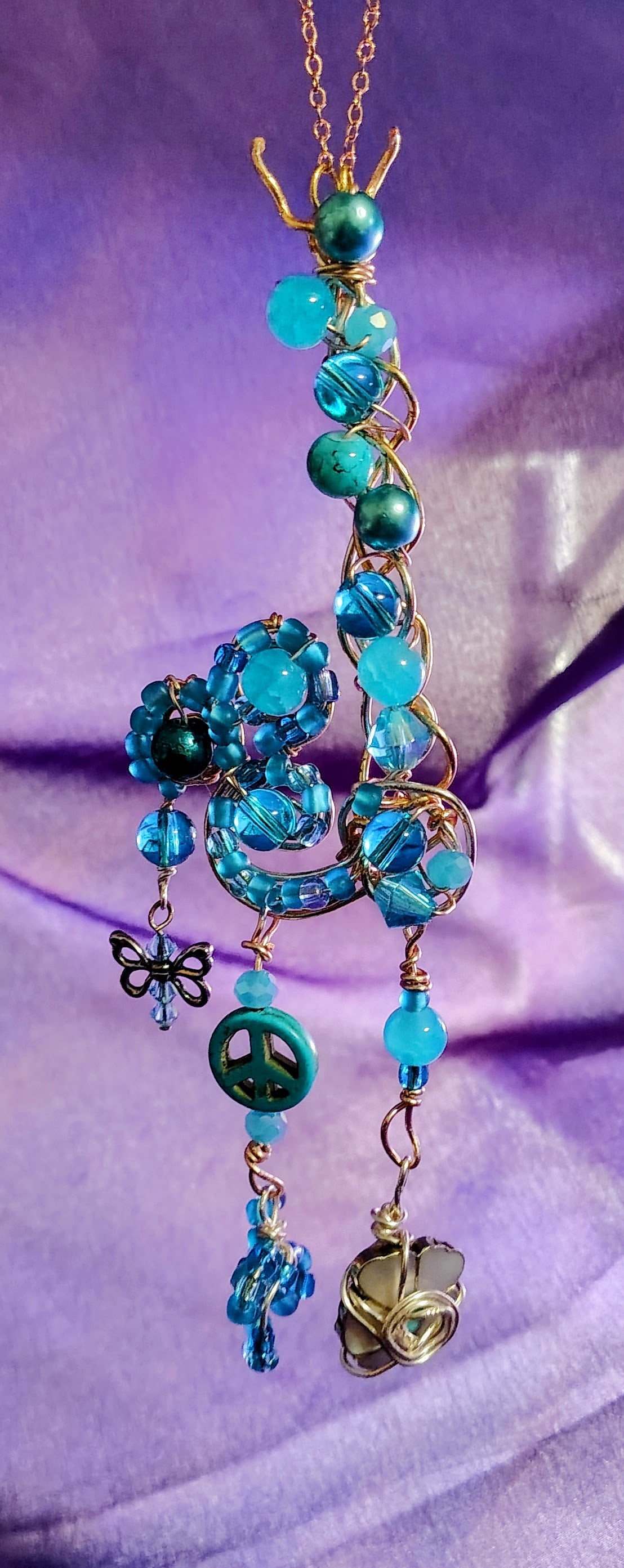 Where the Wind Takes You - Beaded Suncatcher